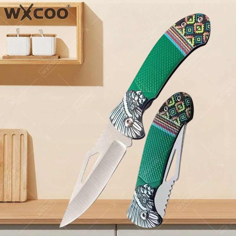 Gaming Kitchen Accessories - WXCOO Folding Knife Stainless Steel Cooking