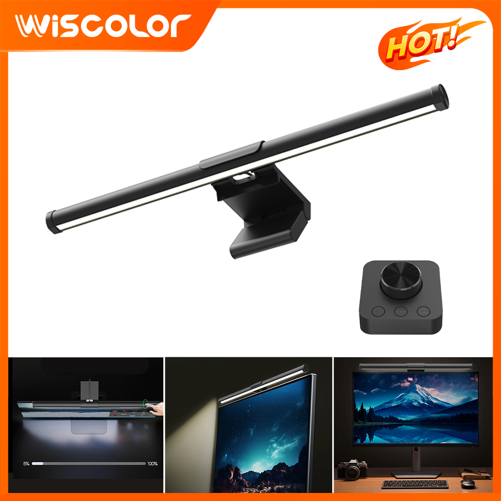 Monitor Light Bar - Wiscolor 44CM Eye-Care Screen Hanging Lights