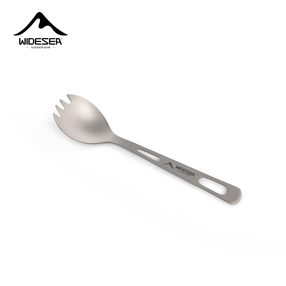 Gaming Kitchen Accessories - Widesea Camping Cooking Set Spork Titanium