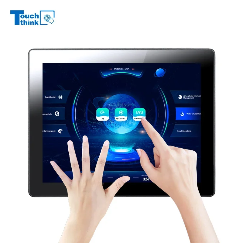 Case Mesh Panel - Touchthink 10-Point Multi-Touch Screen Hmi Ip65