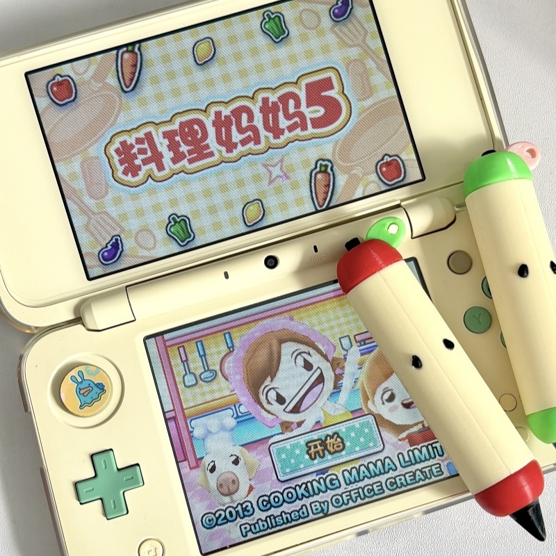 Gaming Accessories To 3D Print - Stylus Pen Cute Apple Shape 3D