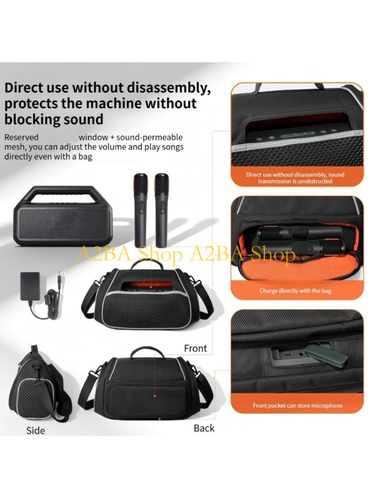 Case Mesh Panel - A2BA Carrying Case Speaker Bag For