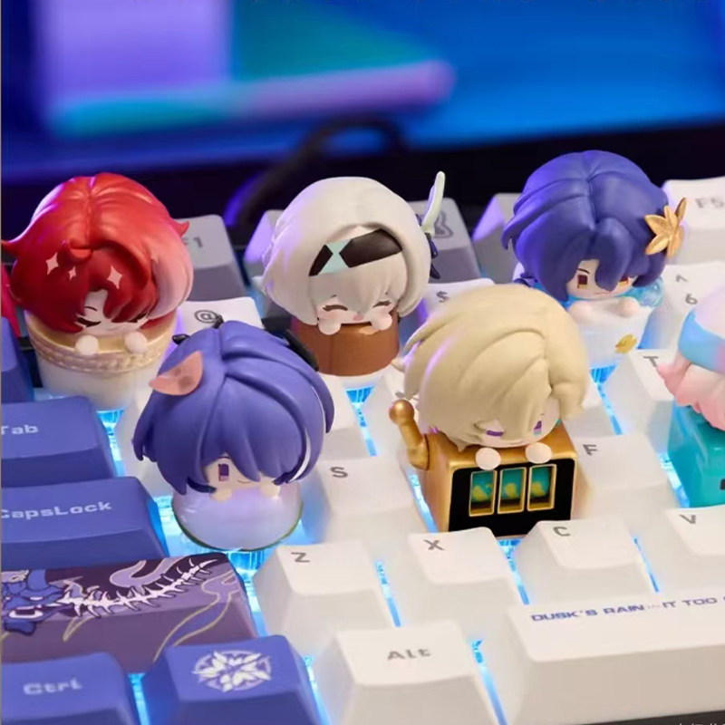 Gaming Accessories Keyboards - in stock Finger Keycap Honkai Star