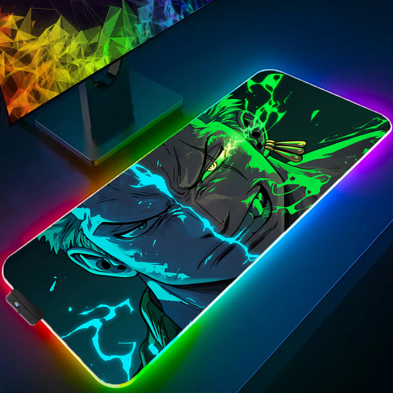 Gaming Accessories Deals - ONE PIECE Zoro Mouse Pad RGB