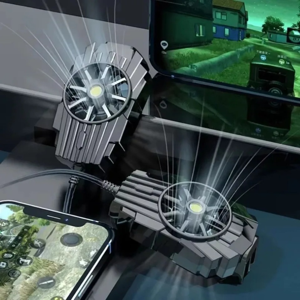 Gaming Accessories For Phone - Portable Back Clip Cooling Mini Air-cooled