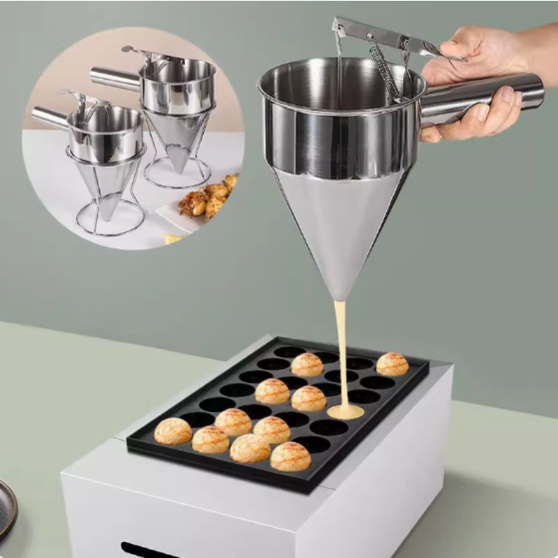 Gaming Kitchen Accessories - 600/1200ML Stainless Steel Liquid Funnel Dispenser,
