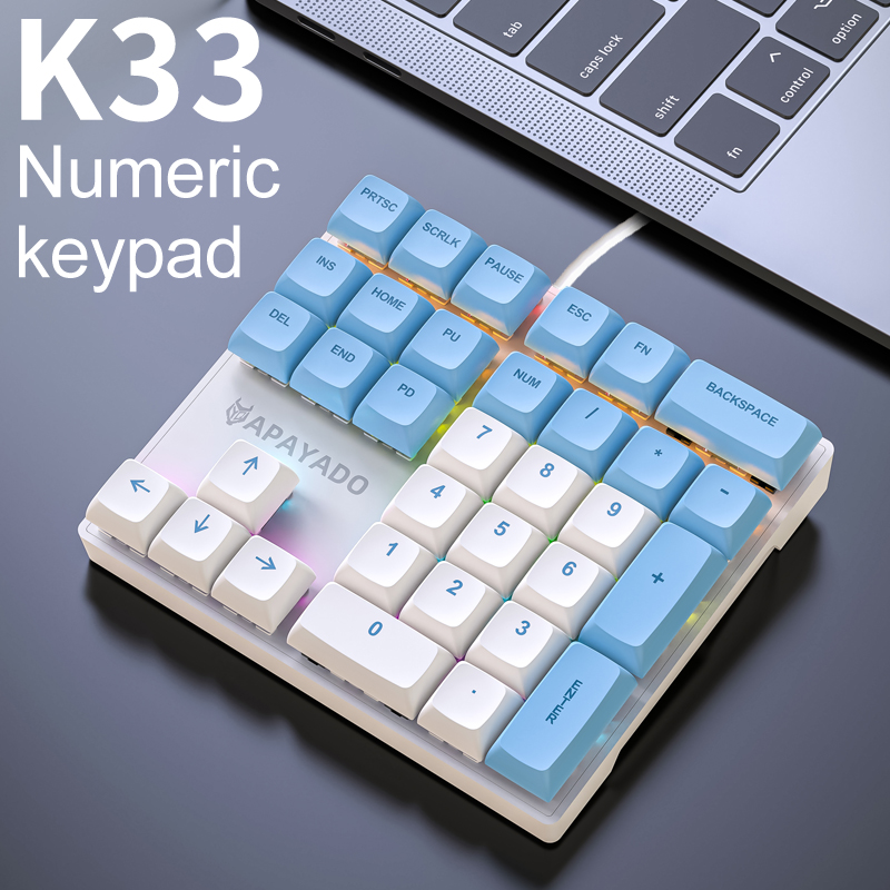 Keyboard Numpad Separate - K33 Compact Mechanical Numpad, USB Wired