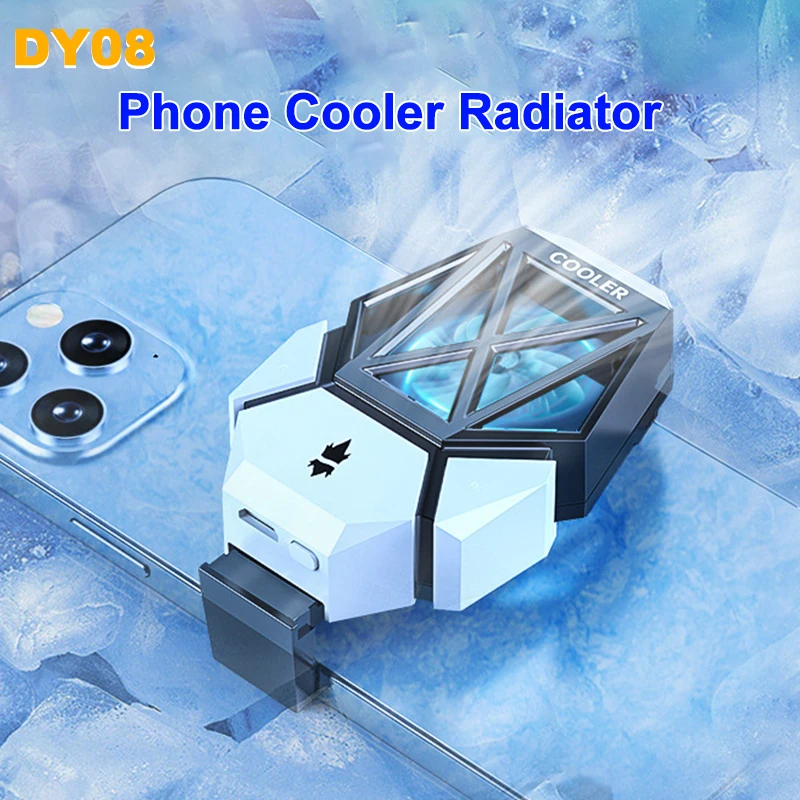 Gaming Accessories For Phone - DY08 Mobile Phone Cooling Fan Radiator
