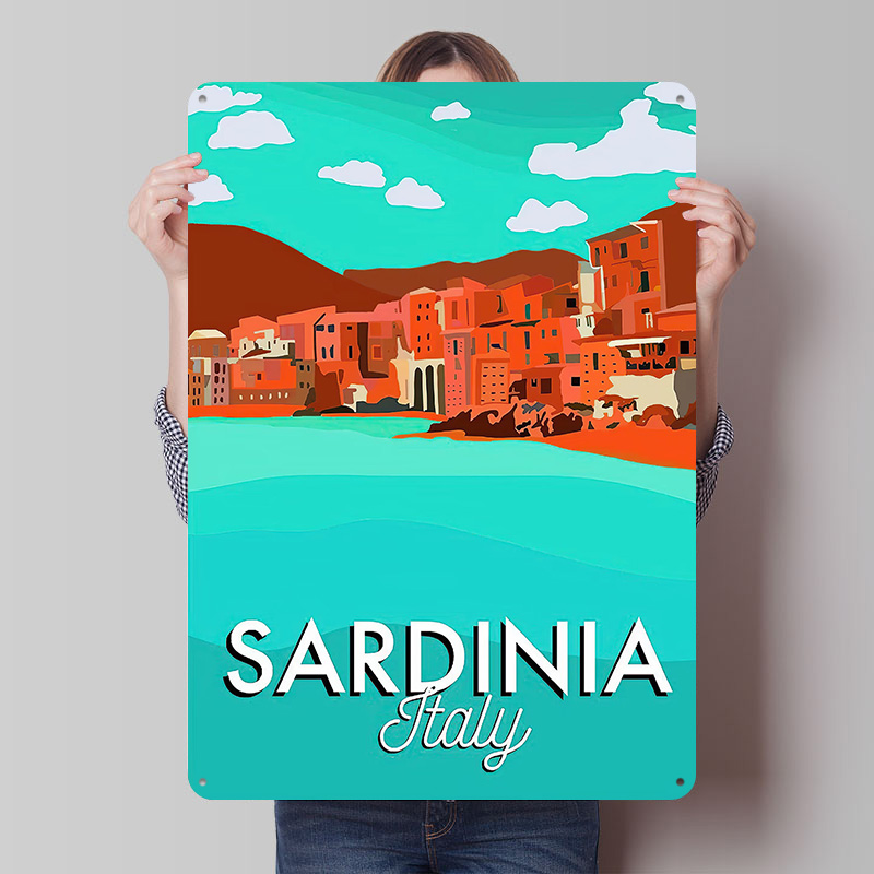Gaming Accessories Europe - Travel Poster Customized Vintage Metal Signs