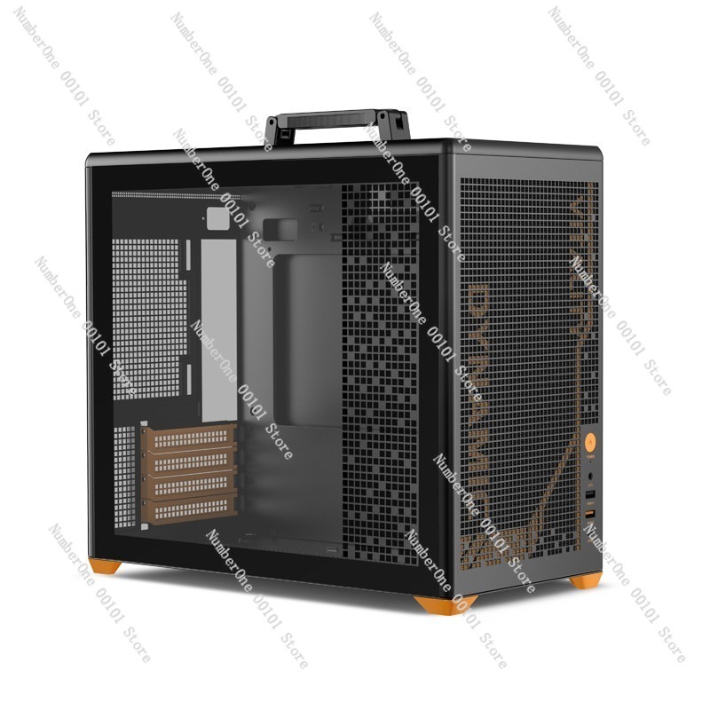 Case Mesh Panel - Portable MATX Computer Case with Side