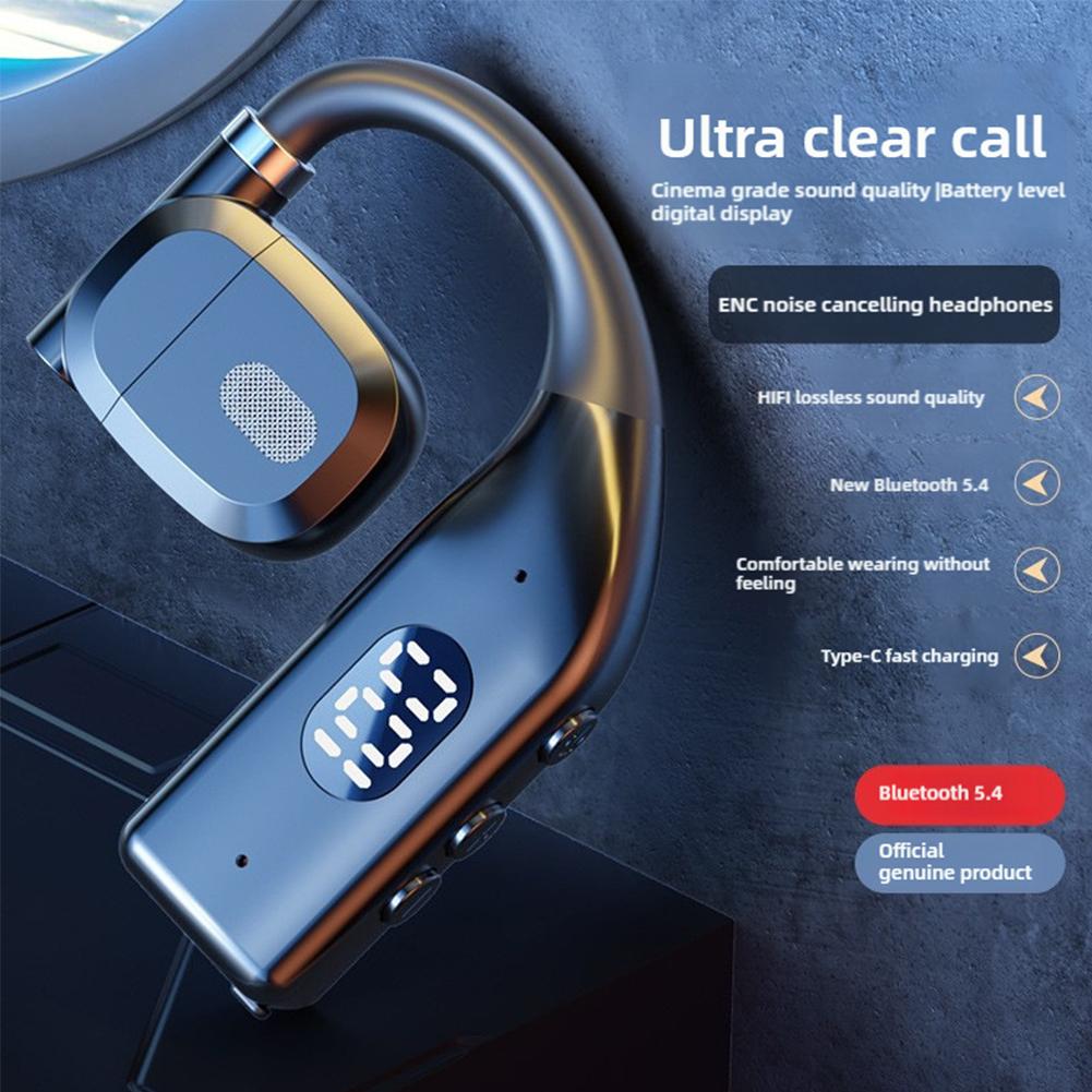 Gaming Accessories Headset - Earhooks Wireless Bluetooth 5.4 Headphones Gaming