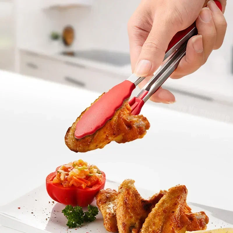 7 Inch Non-Slip Food Tongs Cre - Gaming Kitchen Accessories 评论和价格