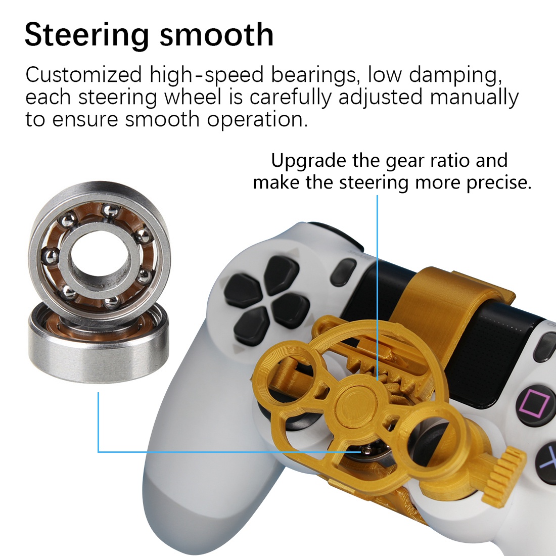 Gaming Racing Wheel Mini Steer - Gaming Accessories To 3D Print 评论和价格