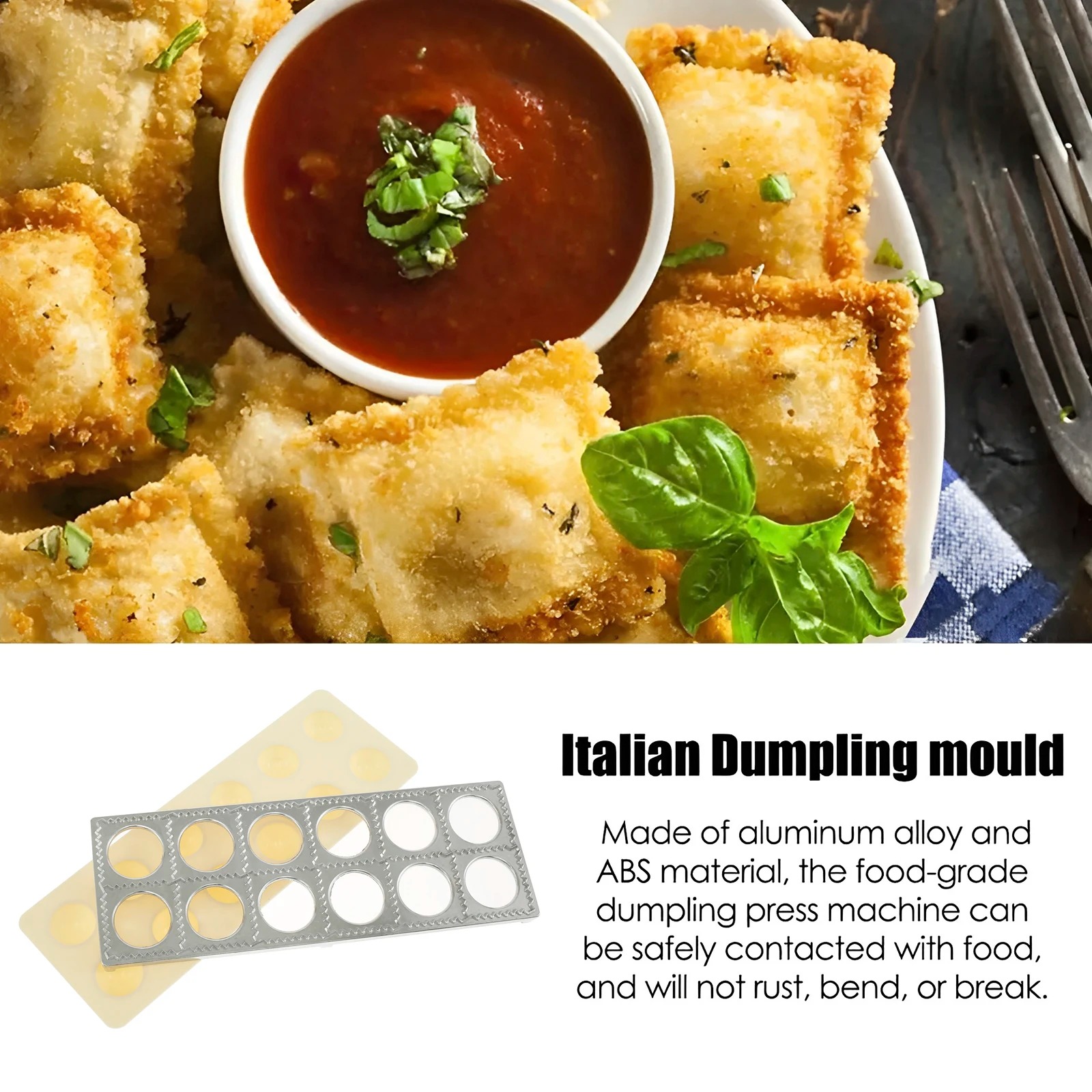 Dumpling Mold 12 Holes Ravioli - Gaming Kitchen Accessories 评论和价格