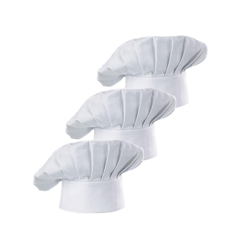 3pcs Chef Hat Adult Adjustable - Gaming Kitchen Accessories 评论和价格