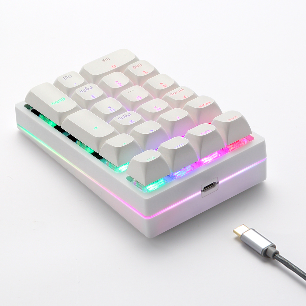 K24Pro 21Keys Number Pad Mecha - Keyboard Numpad Separate 评论和价格