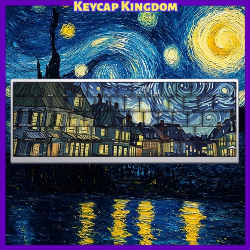 Van Gogh Starry Sky Theme Keyc - Gaming Accessories To Gift 评论和价格