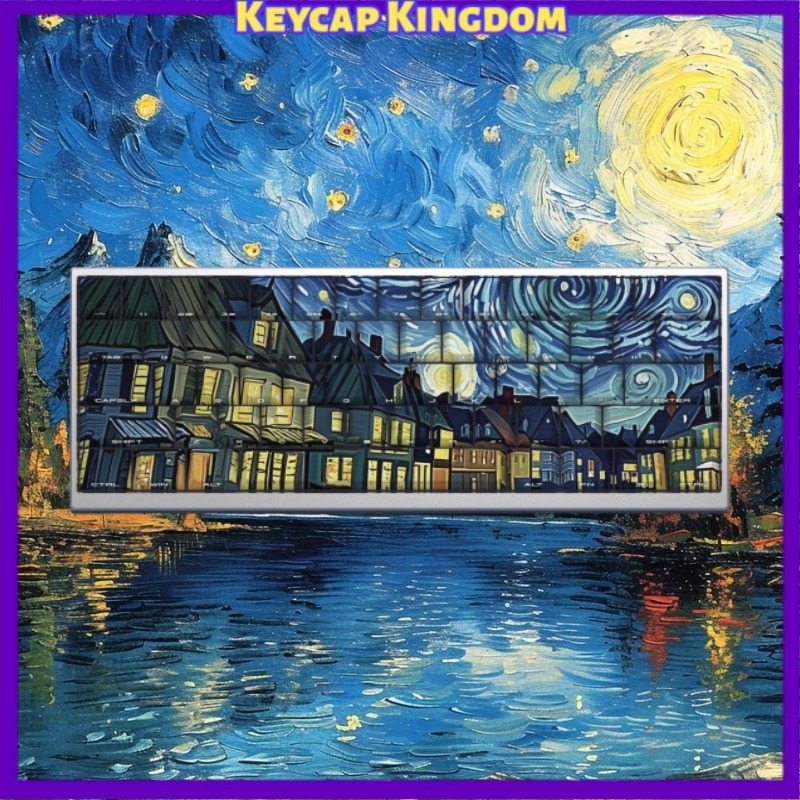 Van Gogh Starry Sky Theme Keyc - Gaming Accessories To Gift 评论和价格