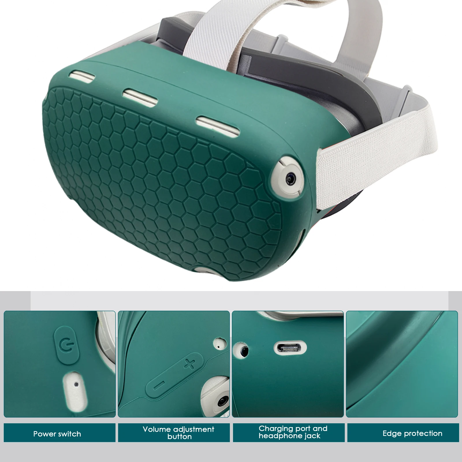 Silicone Protective Cover Shel - Gaming Accessories Headset 评论和价格