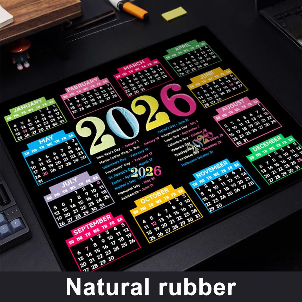 2026 Calendar Mouse Pad Waterp - Gaming Office Accessories 评论和价格