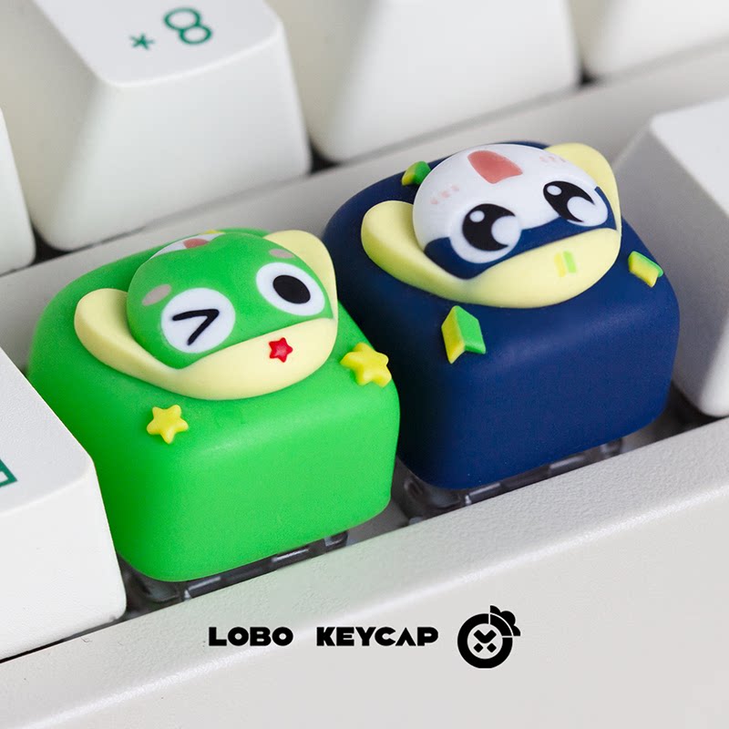 Keroro Themed Anime Keycaps Me - Gaming Accessories To Gift 评论和价格