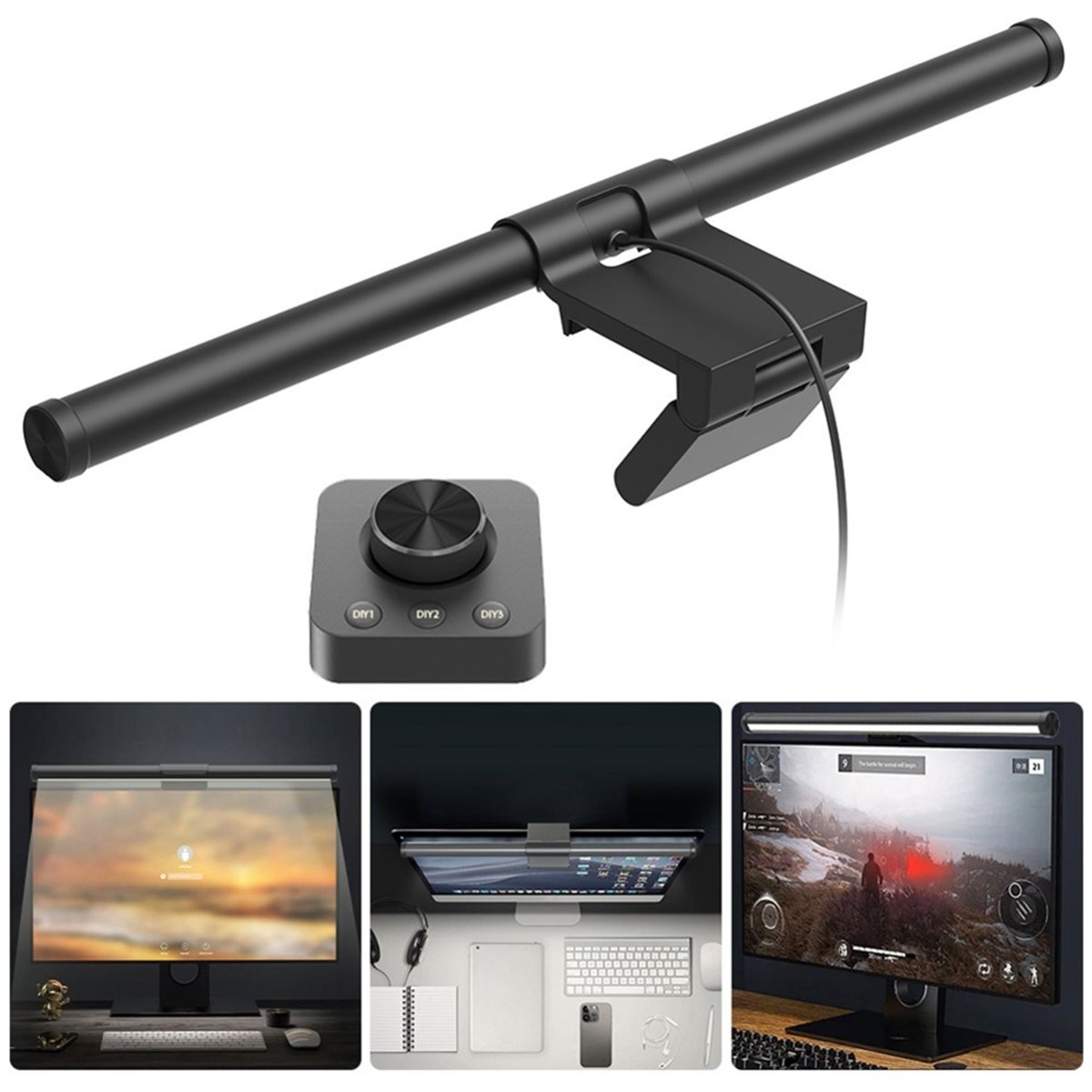 update. LED Computer Monitor L - Monitor Light Bar 评论和价格