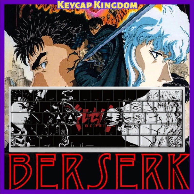 BERSERK Theme Anime Keycap 98  - Gaming Accessories To Gift 评论和价格