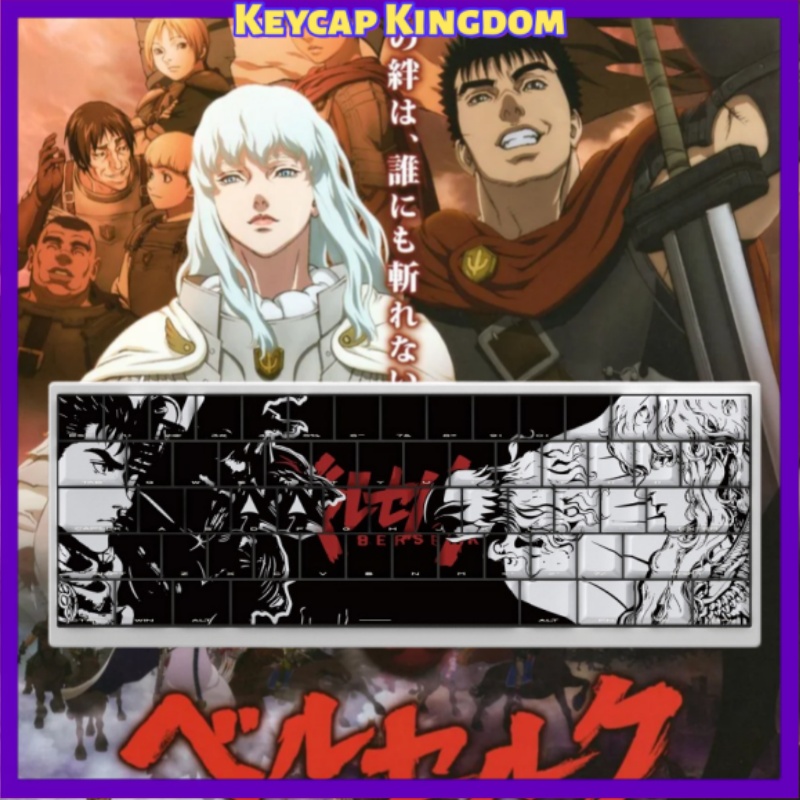 BERSERK Theme Anime Keycap 98  - Gaming Accessories To Gift 评论和价格