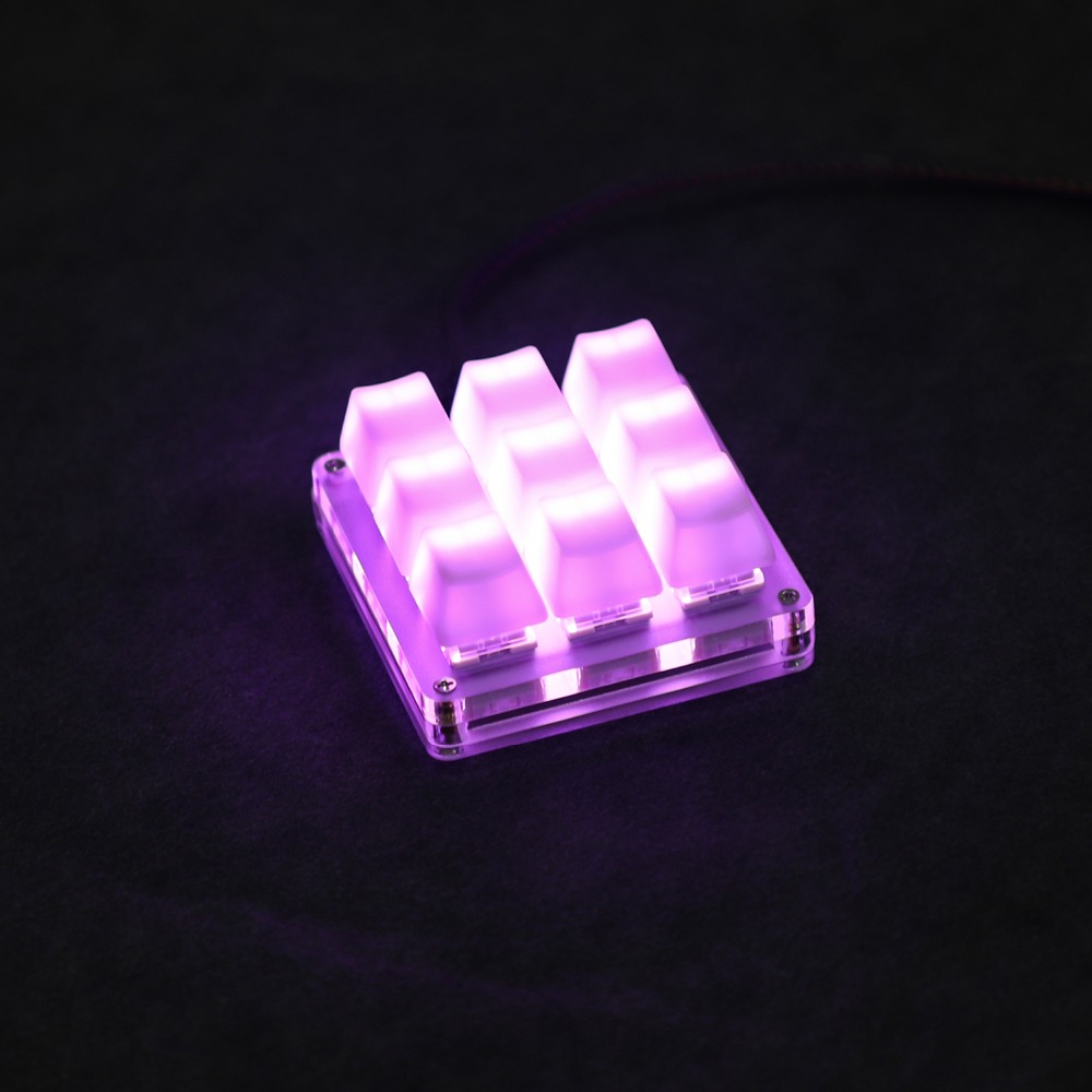 9 Key QMK Hotswap YMDK RGB Sup - Keyboard Numpad Separate 评论和价格