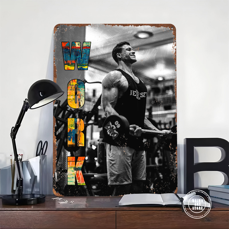 GYM Tin Poster Customized Wall - Gaming Accessories Europe 评论和价格