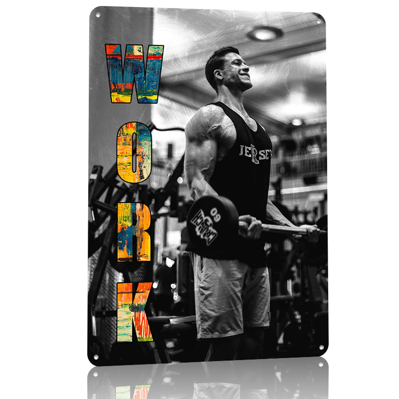 GYM Tin Poster Customized Wall - Gaming Accessories Europe 评论和价格
