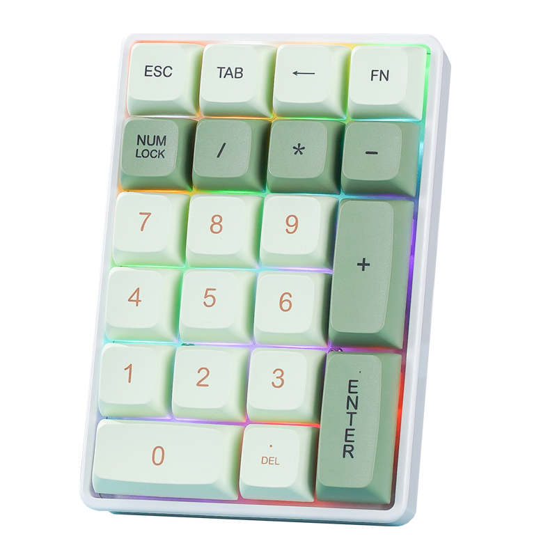 FREEWOLF K21 Wireless Mechanic - Keyboard Numpad Separate 评论和价格