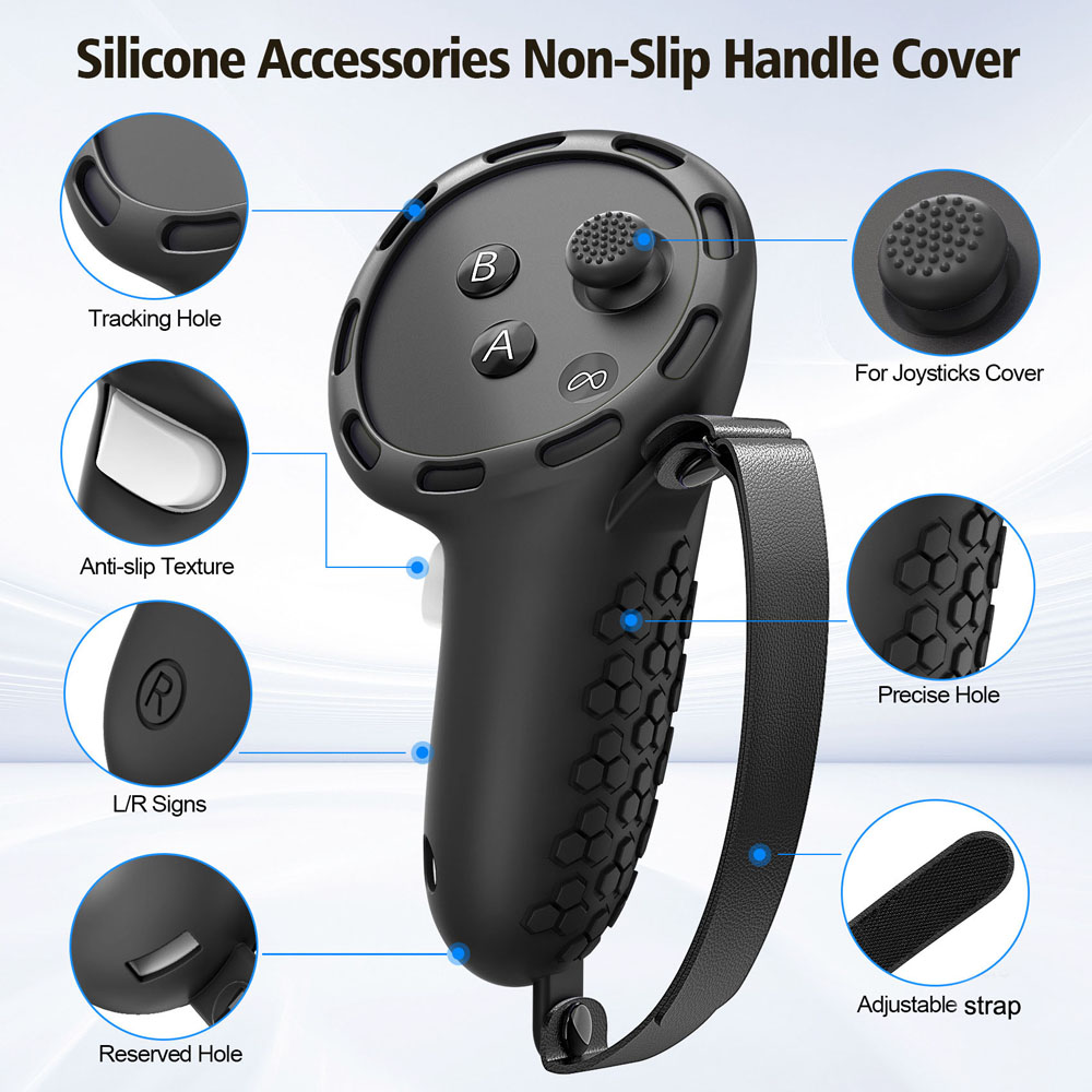 7in1 Silicone Protective Kit f - Controller Grip Cover 评论和价格
