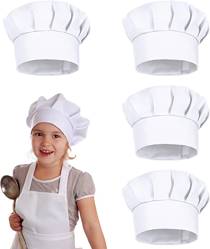 4PCS White Party Cap Hat Costu - Gaming Kitchen Accessories 评论和价格